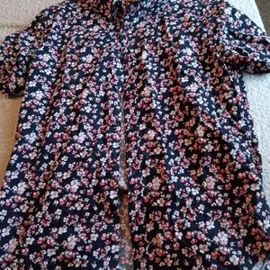 Floral Button-Up Shirt
